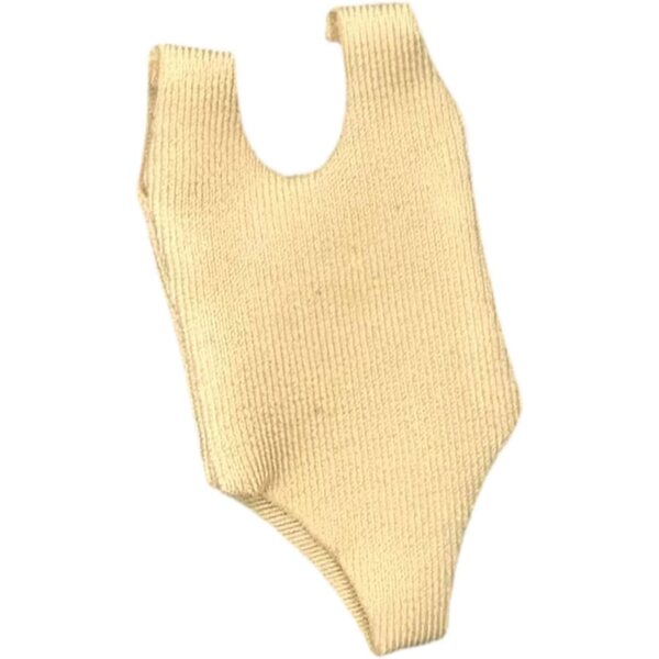 Costume da Bagno Beige per Action Figure Femminili 1/12 – TISHITA Miniatura Moda