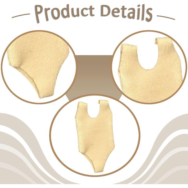 Costume da Bagno Beige per Action Figure Femminili 1/12 – TISHITA Miniatura Moda