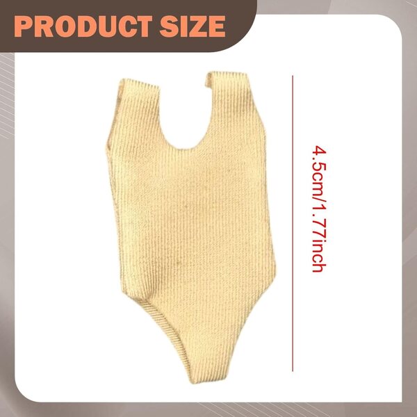 Costume da Bagno Beige per Action Figure Femminili 1/12 – TISHITA Miniatura Moda