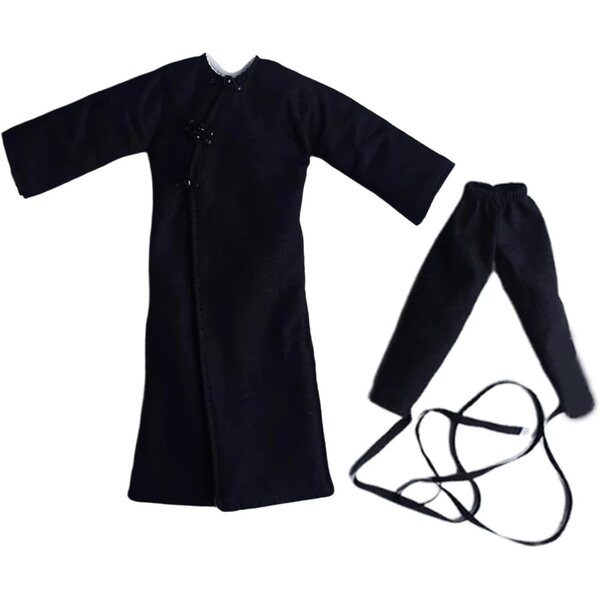 Minikostüm Actionfigur 1/12 SZLIFE Realistische lange Jacke und schwarze Hose