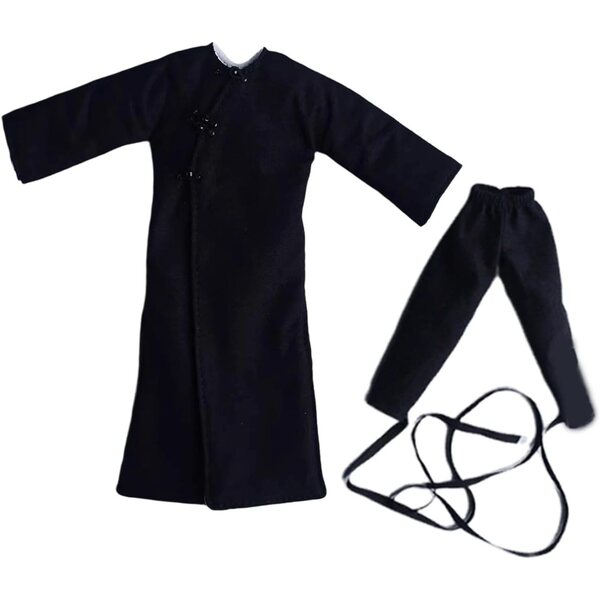 Minikostüm Actionfigur 1/12 SZLIFE Realistische lange Jacke und schwarze Hose