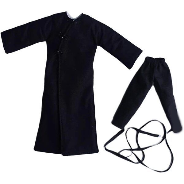 Minikostüm Actionfigur 1/12 SZLIFE Realistische lange Jacke und schwarze Hose