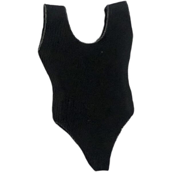 kowaku Costume da Bagno in Miniatura 1/12 per Action Figure Femminili - Nero Elasticizzato
