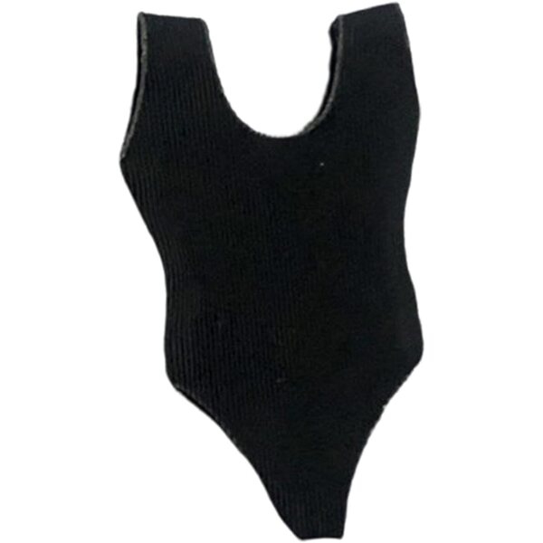kowaku Costume da Bagno in Miniatura 1/12 per Action Figure Femminili - Nero Elasticizzato