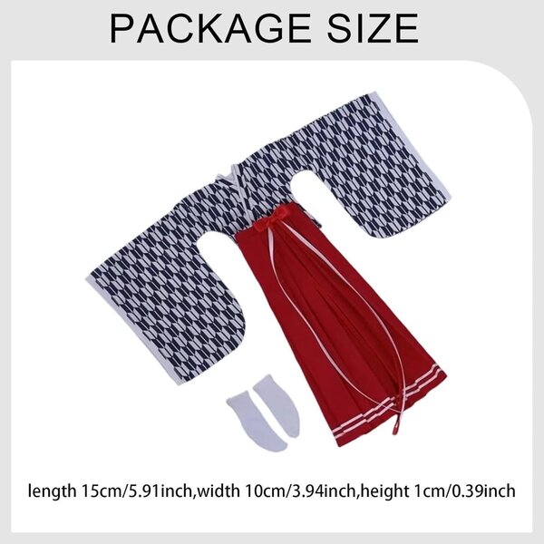 1/6 traditioneller Kimono für 12 Zoll große weibliche Actionfigur – modische Qectial-Kleidung