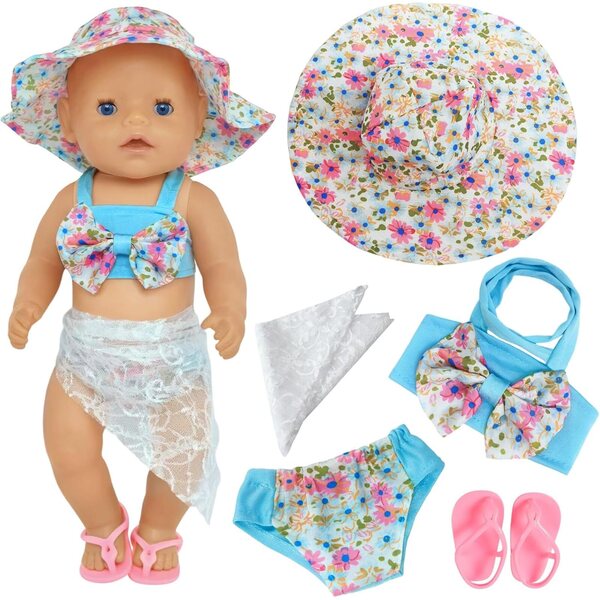 Set 5 Costumi da Bagno per Bambole Orizizhic – Accessori Moda Bambole
