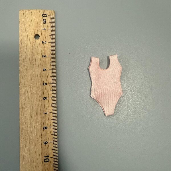 1:12 Badeanzug für weibliche Actionfiguren Rosa Sommerkleid LeeQinersw