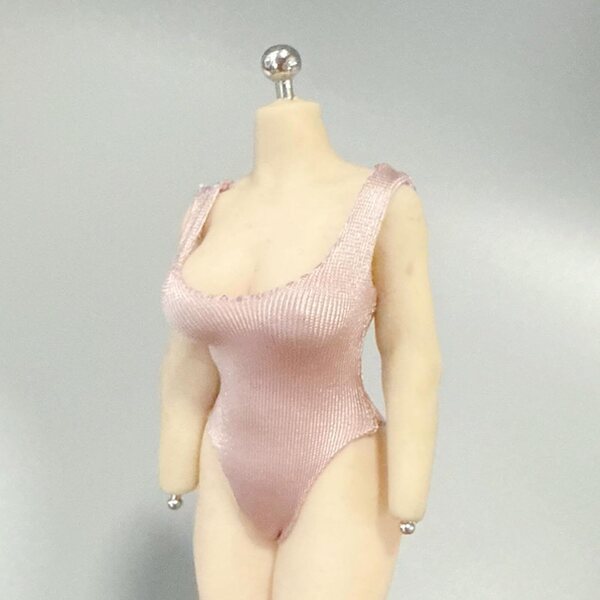1:12 Badeanzug für weibliche Actionfiguren Rosa Sommerkleid LeeQinersw