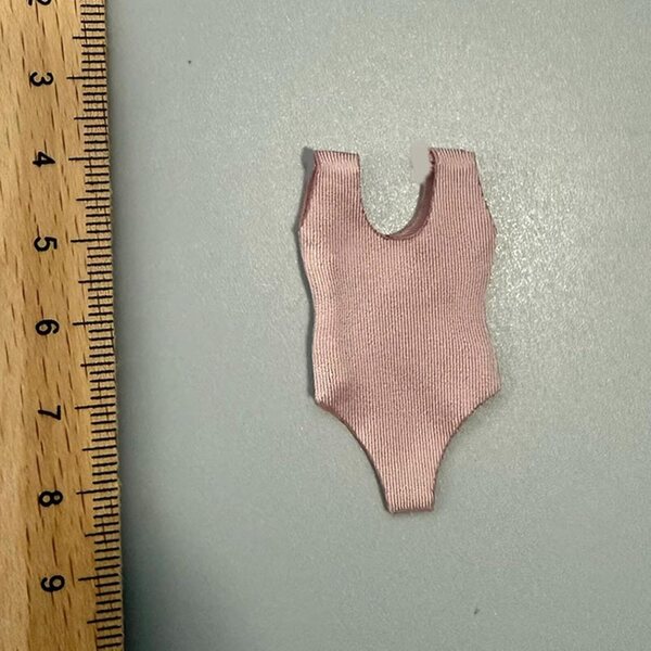 Colcolo Costume da Bagno 1/12 per Action Figure Femminili, Mini Abbigliamento Rosa