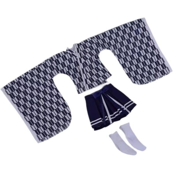 Abbigliamento 1/6 Kimono Donna per Figure 12 Pollici - Top, Gonna e Calzini