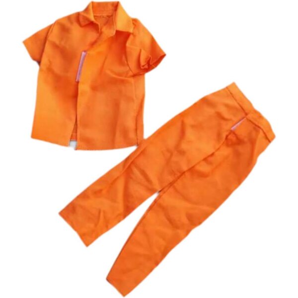 Stoff-Gefängnisuniform für 1/6 Puppen, Kleidung für 12-Zoll-Actionfiguren