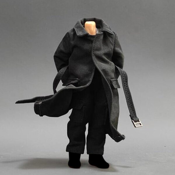 Lange Windjacke für 1/18 Actionfigur – perfekte Passform und weicher Stoff