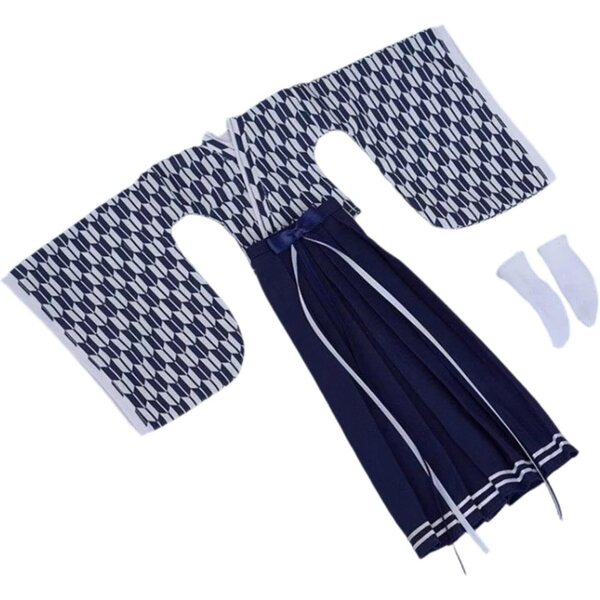 kowaku Set Abbigliamento Kimono 1/6 per Action Figure Femminili con Calze