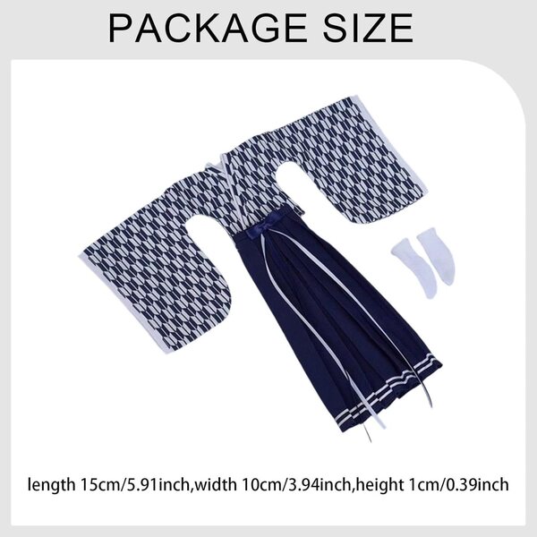 kowaku Set Abbigliamento Kimono 1/6 per Action Figure Femminili con Calze