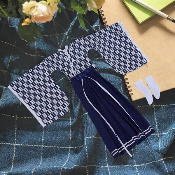 kowaku Set Abbigliamento Kimono 1/6 per Action Figure Femminili con Calze