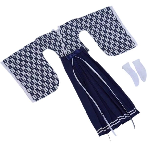 kowaku Set Abbigliamento Kimono 1/6 per Action Figure Femminili con Calze