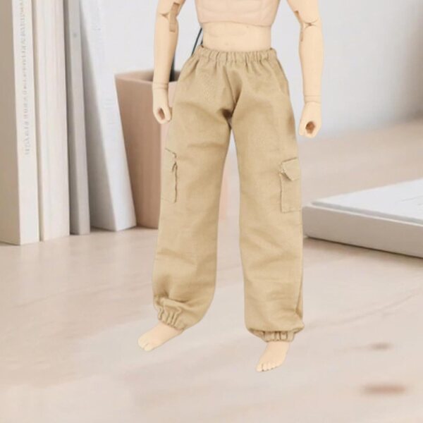 Khaki-Hose für männliche Actionfiguren 1:6 – Miniaturkleidung 30 cm