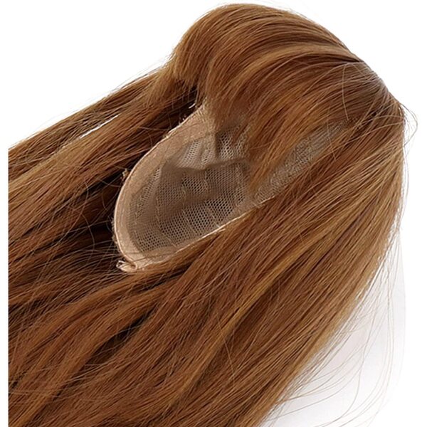 Parrucca per Bambole BJD 1/3 Marrone con Frangia Smussata e Capelli Lunghi