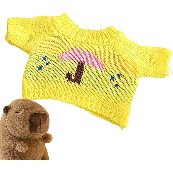 Vestiti morbidi per bambola Capibara 20-25 cm - abbigliamento peluche Rukjmqi