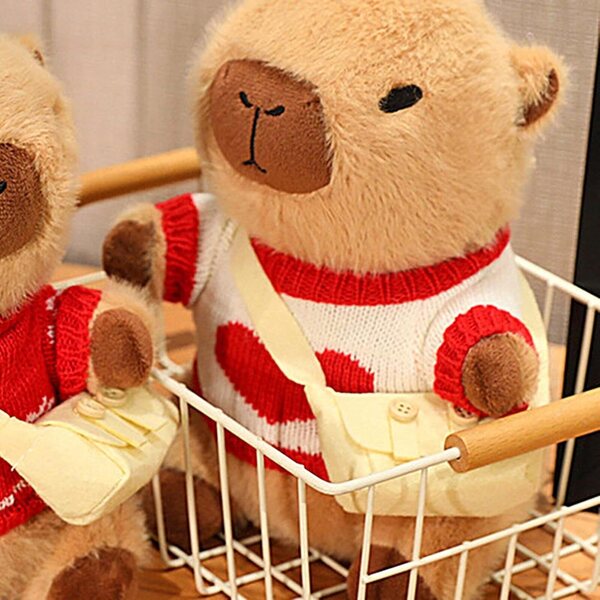 Vestiti per bambola Capibara in peluche morbido per bambole 20-25 cm