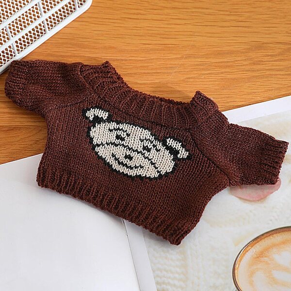 Vestiti in peluche per bambole capibara 20-25 cm, outfit morbido e versatile