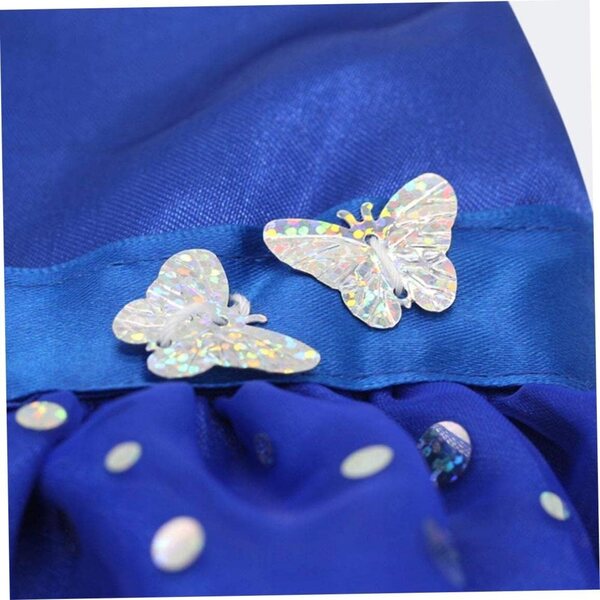 Elegantes Partykleid mit Pailletten für 18-Zoll-Puppen in Blau