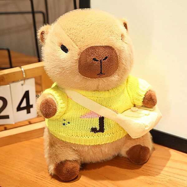 Vestiti di peluche Capibara per bambole 20-25 cm, abbigliamento morbido e resistente