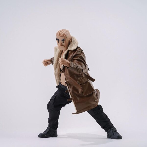 Oshhni Pantaloni Cargo da Soldato Maschio 1/10 1/12 per Action Figure - Nero