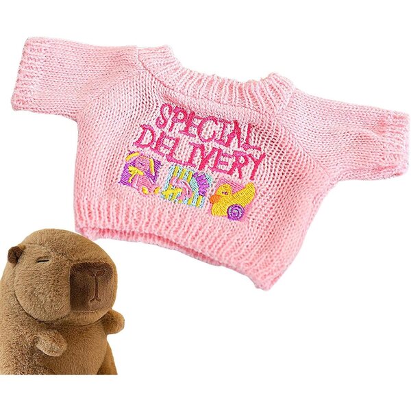 Vestiti in peluche per bambole Capibara 20-25 cm, morbidi e sicuri, 1 taglia