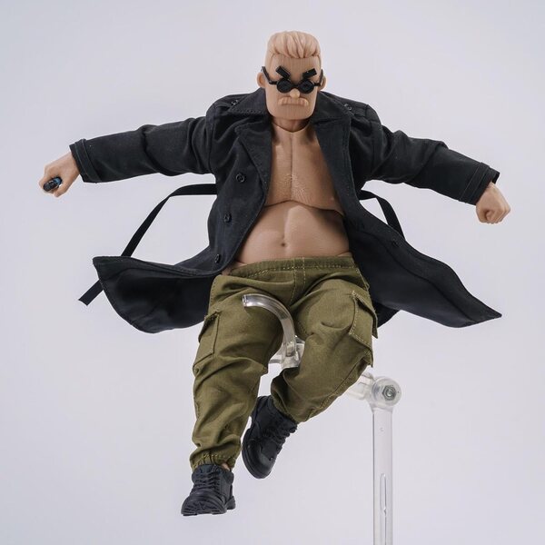 Kleidung Miniatur 1/10 männlicher Soldat Qectial Anzug Mantel und Hose