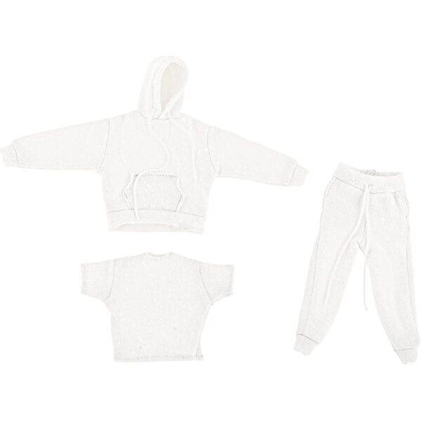 Bekleidungsset im Maßstab 1:12 für eine Soldatenpuppe mit Sweatshirt, Hose und T-Shirt