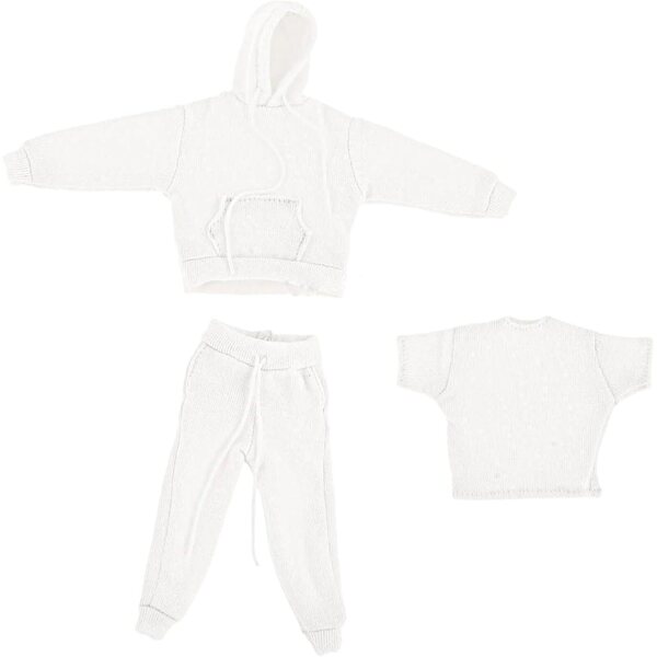 Bekleidungsset im Maßstab 1:12 für eine Soldatenpuppe mit Sweatshirt, Hose und T-Shirt