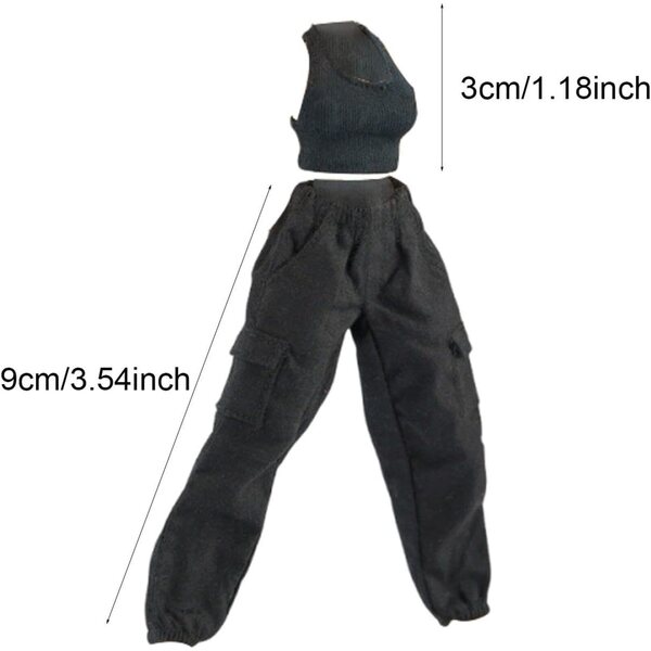Cargohose und Weste für 1:12 Actionfigur – Lässiger Look und moderne Details