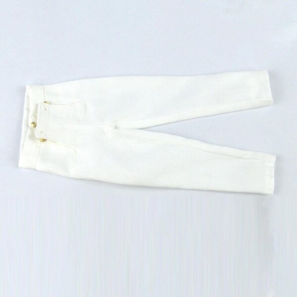 Vestito per Bambole 1/6 Uniforme Napoleone con Pantaloni Bianchi e Bottoni Dorati