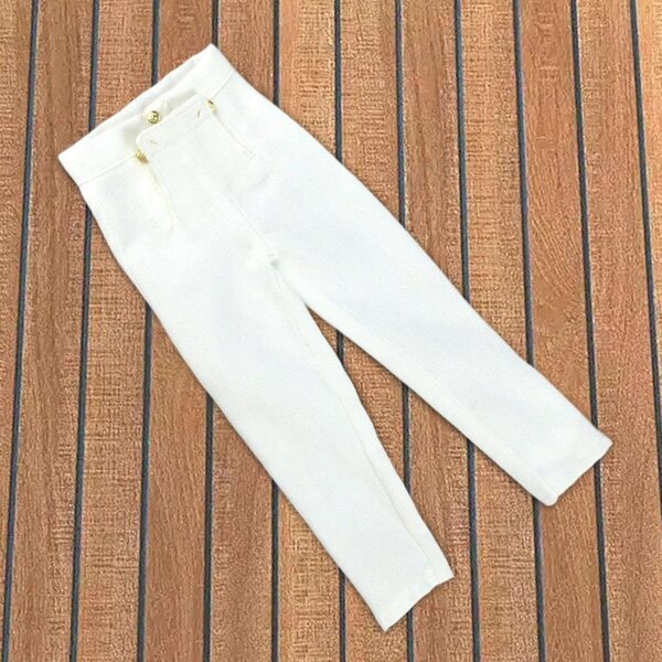 Vestito per Bambole 1/6 Uniforme Napoleone con Pantaloni Bianchi e Bottoni Dorati
