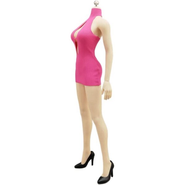 BJD Puppenkleidung 30,5 cm – hochgeschlossenes Minikleid für Mode-Cosplay