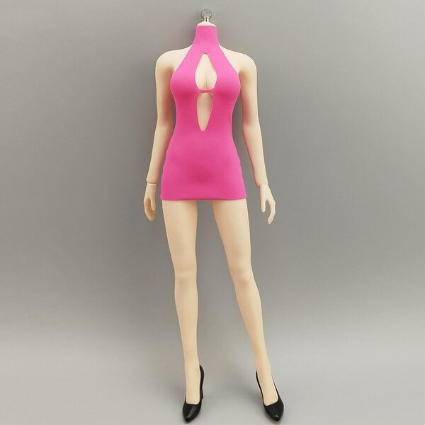 BJD Puppenkleidung 30,5 cm – hochgeschlossenes Minikleid für Mode-Cosplay