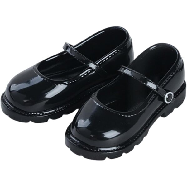 Harilla-Schuhe für 1/4-BJD-Puppen aus strapazierfähigem und stilvollem schwarzem PU