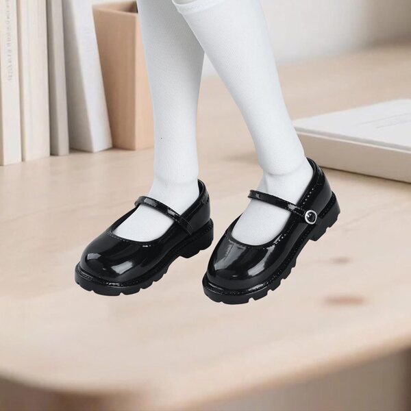 Harilla-Schuhe für 1/4-BJD-Puppen aus strapazierfähigem und stilvollem schwarzem PU