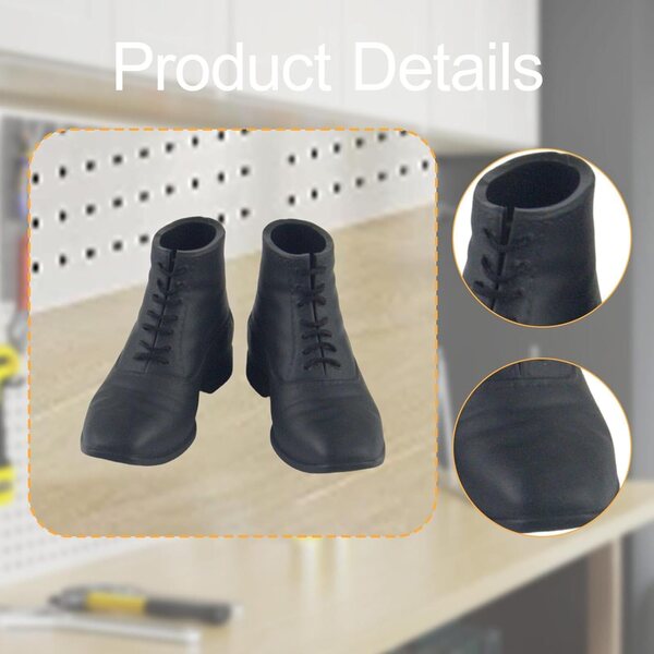 TISHITA Stiefel im Maßstab 1:6 für 12-Zoll-Puppen – realistisches Cosplay-Zubehör