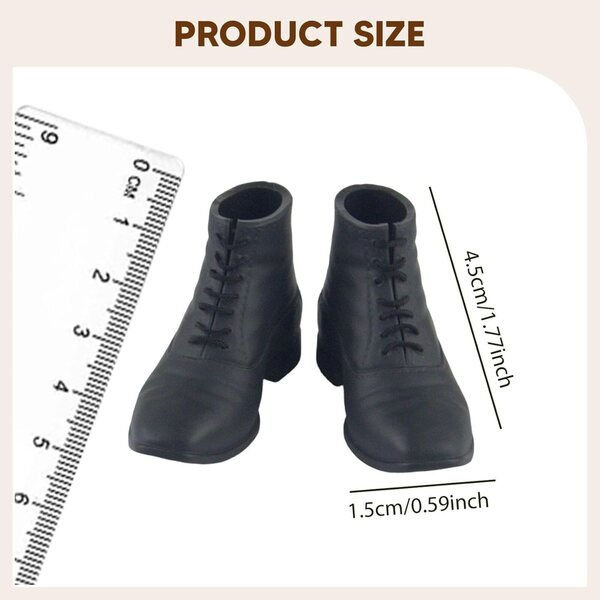 TISHITA Stiefel im Maßstab 1:6 für 12-Zoll-Puppen – realistisches Cosplay-Zubehör