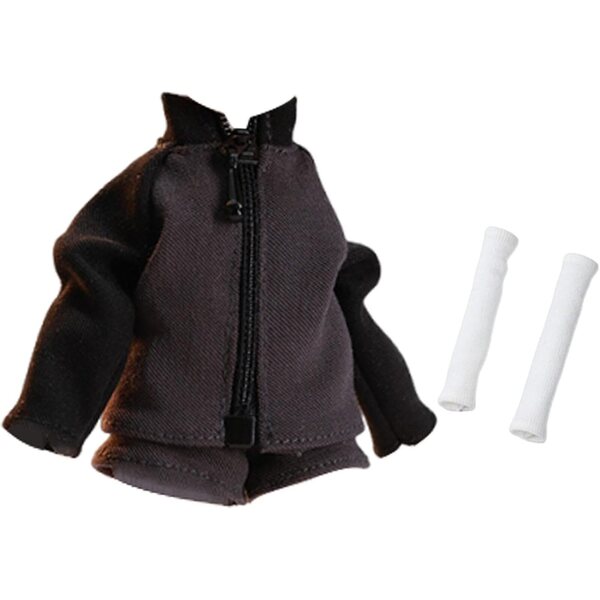 Oshhni Abbigliamento Sportivo 1/12 per Action Figure Femminile con Giacca e Pantaloncini