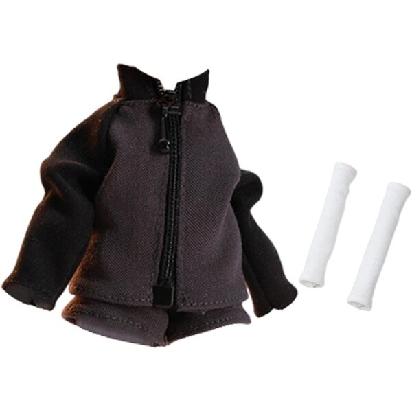 Oshhni Abbigliamento Sportivo 1/12 per Action Figure Femminile con Giacca e Pantaloncini