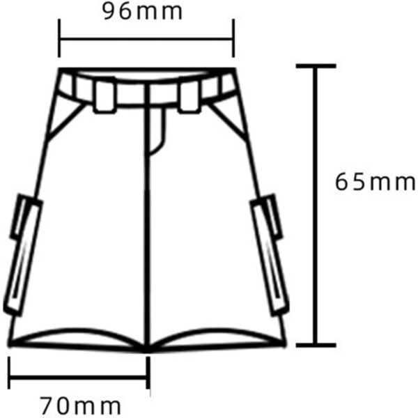 TISHITA Sportswear-Set für 1/12 1/9 Actionfiguren mit Shorts und Gürtel