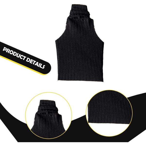Miniatur-Damen-Tanktop für 1:12 Actionfiguren – widerstandsfähiger Stoff und elegantes Design