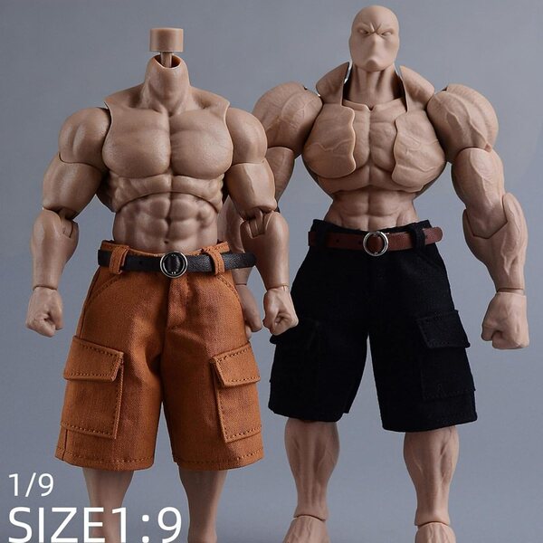 Cargo-Shorts für männliche Actionfiguren im Maßstab 1:12 und 1:9, realistisch und widerstandsfähig