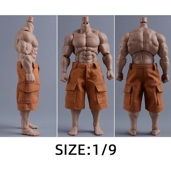 Cargo-Shorts für männliche Actionfiguren im Maßstab 1:12 und 1:9, realistisch und widerstandsfähig
