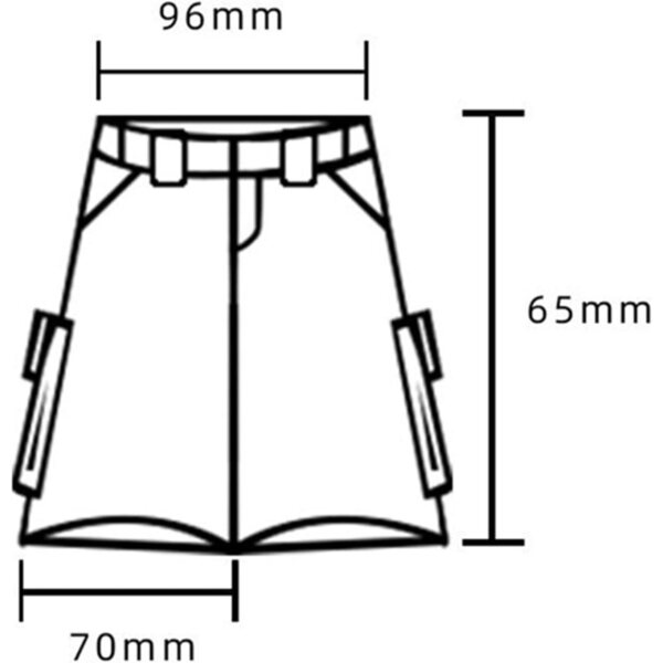 Cargo-Shorts für männliche Actionfiguren im Maßstab 1:12 und 1:9, realistisch und widerstandsfähig