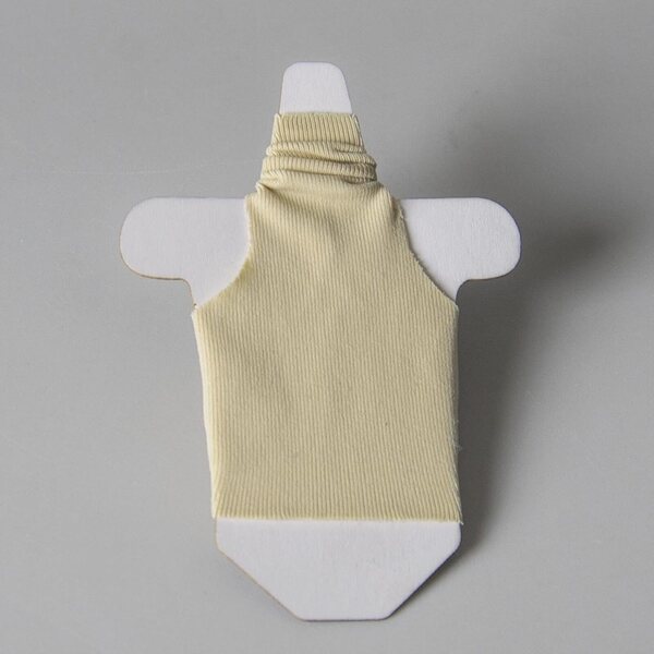 1/12 Miniatur-Tanktop für 6-Zoll-Actionfiguren, strapazierfähiger Stoff, Khaki