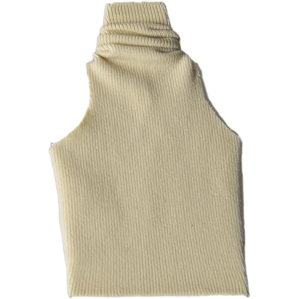 1/12 Miniatur-Tanktop für 6-Zoll-Actionfiguren, strapazierfähiger Stoff, Khaki